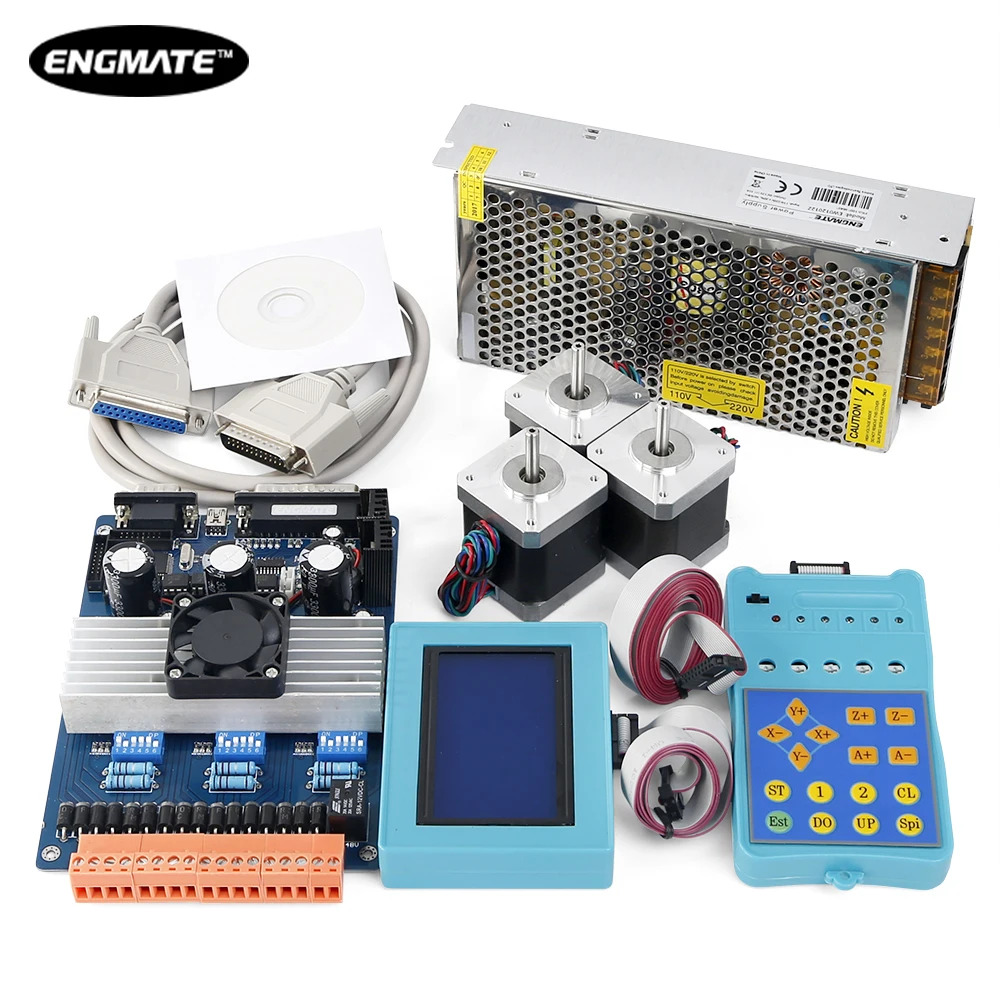 SAVEBASE CNC Комплект с TB6600 3 Оси Набор стандартная версия драйвер платы Nema16 40oz in