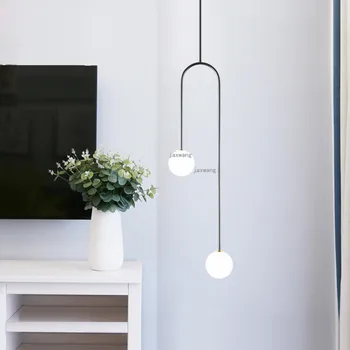 

Vintage Loft Glass Pendant Light Modern LED Indoor Lighting Light Fixtures Hanging Lamp Living Room Pendant Suspension Luminaire