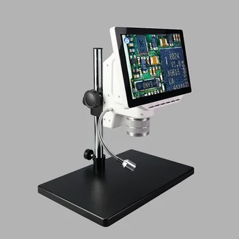 

HD 0.7X~45X Zoom Digital Stereo Microscope LED Light Mobile Phone Electronic Repairing Soldering Microscope with 10.6' Display