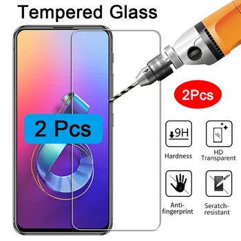 Перейти на Алиэкспресс и купить 2 шт. Защитное стекло для Asus Zenfone Max Plus M2 Pro M1 HD закаленное стекло для Asus ZB634KL ZB601KL ZB570TL 9H