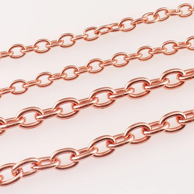 High Quality Rose Gold Purse Chain,jewelry Making Chain,link Chain Jewelry  Craft ,for Purse Bag Shoulder Handbag Strap Chain - Buckles & Hooks -  AliExpress