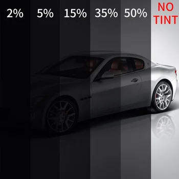 

Window Tint SUNICE 1.52X5M Car Auto Home Tinting Black Car Sticker 50%VLT Privacy Tint Summer Solar Protection Car Black Foils