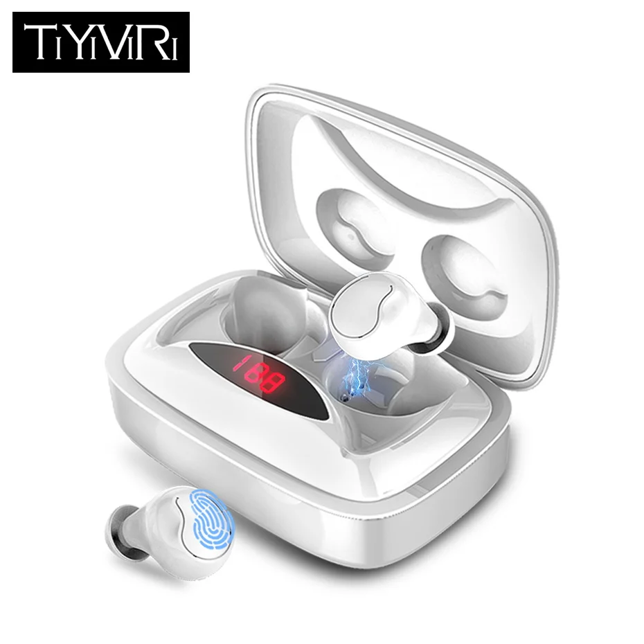 

TiYiViRi X29 TWS 5.0 Bluetooth headphones True Wireless Earphone Headphone with Mic stereo earphone handsfree call sport Earbuds