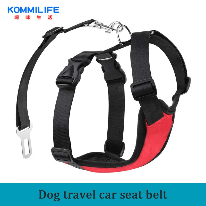 

Pet Dog Harness and Seat Belt for Small to Medium Sized Dogs Dog Harness and Dog Car Seat Belt Travel Clip Pet Supplies 6 Color