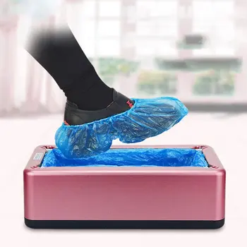 

Automatic Shoe Cover Machine Disposable Automatic Shoe Cover Dispenser Household Shoe Film Machine for Office