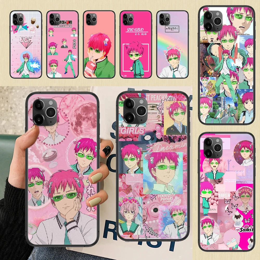 Чехол для телефона в стиле аниме Saiki Kusuo no Psi Nan чехол iphone 5 5s se 2 6 6s 7 8 12 mini plus X XS XR 11 PRO