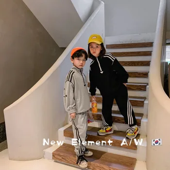 

Children's clothing 2020 autumn new children's suits children's sports suits boys and girls unisex fashion trendy