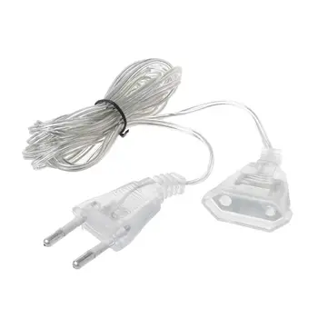 

3m Power Extension Cable Plug Extender Wire For LED String Light Christmas Lights 40JE