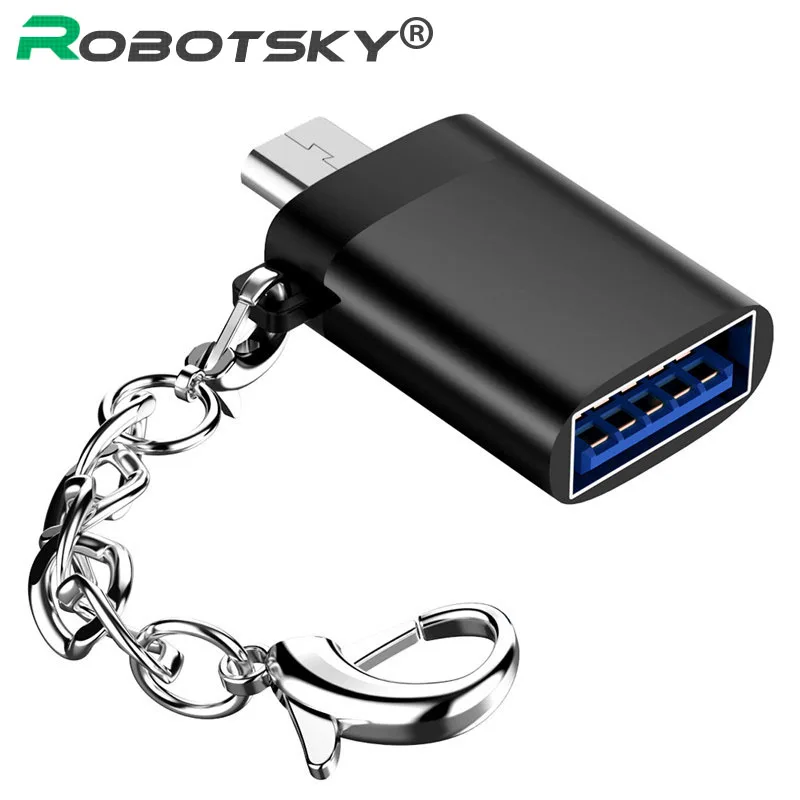 Адаптер Micro usb OTG Microusb папа-USB 3 0 мама | Мобильные телефоны и аксессуары