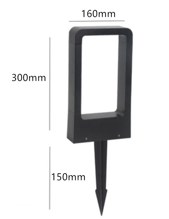 thumbnail image 1 of pieza de 15 W, CA 85-265 V, CC 12 V, luz LED para pilar de jardín, poste para césped, lámpara para césped, jardín al aire libre, paisaje, césped, 1 of 5