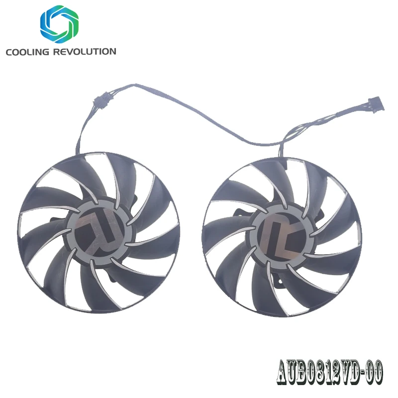 Ventilador Gráfico para Amd Radeon Aub0812vd00 4pin rx 6700 xt dc 12v 045a