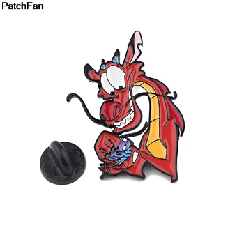 

A3087 Patchfan Punk Cartoon Dragon Pins Metal Badges Brooch lapel Pin For Women Men Clothes On The Backpack Accessories jewelry