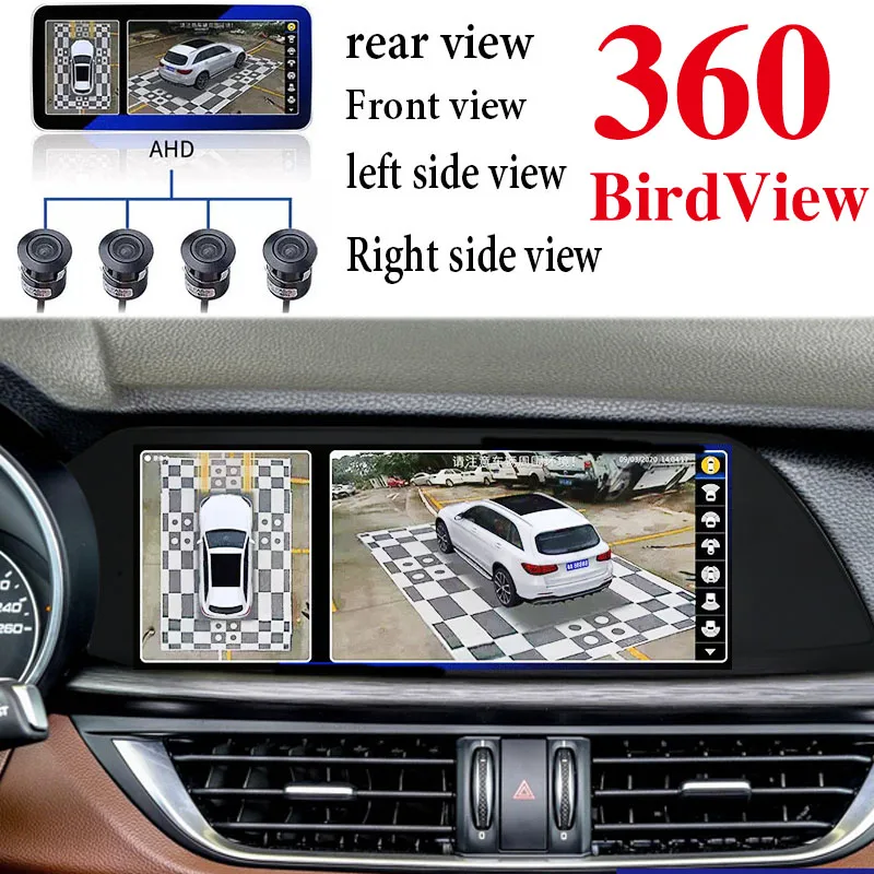 For Alfa Romeo Stelvio 2016 2017 2018 2019 2020 2021 Car Multimedia Stereo Audio Navigation GPS Navi Radio CarPlay 360 BirdView