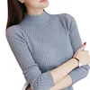 Women Ladies Long Sleeve lace Knitted Turtleneck pull Sweater Shirts Top Femme Korean Pull stretchable Casual 2022 autumn Winter ► Photo 2/6