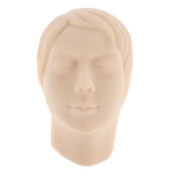 

Silicone Head Injection Model - Facial Mannequin Training Pad for Nurse, Medical Students Teaching Supplies