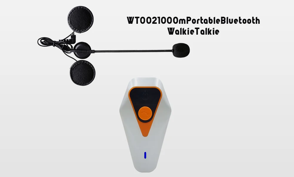 WT002 1000 м Универсальный мотоциклетный шлем портативный Bluetooth переговорные кнопки панель Водонепроницаемый солнцезащитный XQ-202