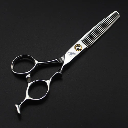 thinning scissors " JP нержавеющий подшипник ножницы с винтом Профессиональный грумминг Ножницы Прямые Ножницы истончение ножницы, салон ножницы набор - Цвет: thinning scissors