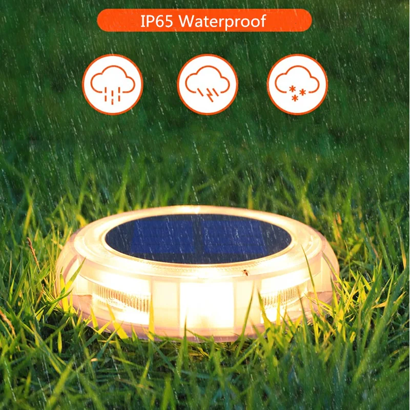 Luces Solares Para Jardín: 4 Piezas LED Decorativas, Resistentes Al Agua, Fáciles De Instalar En Césped O Terraza