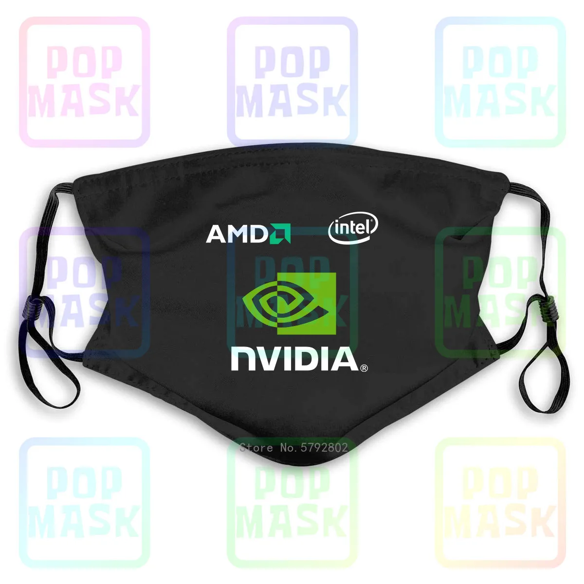 Пылезащитная маска с фильтром 2019 игровая моющаяся многоразовая Intel Amd Nvidia |
