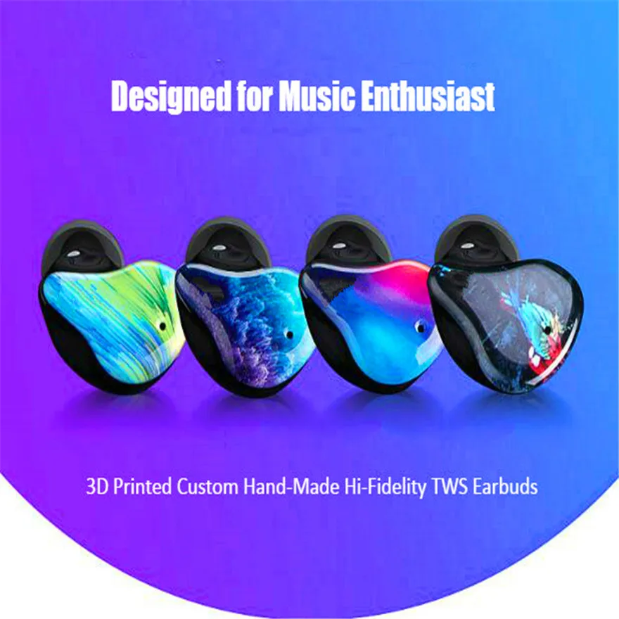 

Tws Wireless Earphones Earbuds Headset Gamer True Wireless Earphone Bluetooth Ear Phones Handfree Earbuds In Ear 3D Printing