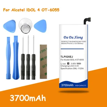 

Free Shipping TLp026EJ Battery 3700mAh For Alcatel idol 4 OT6055 6055H 6055Y 6055U 6055 6055K 6055B Batteria + Free Tools