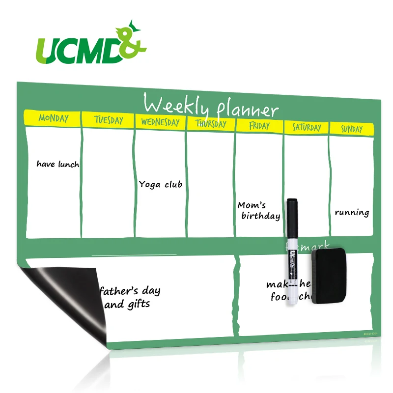 Стираемая доска-органайзер магнитная доска для рисования белая письма таблица