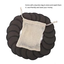 12 шт. подушечки для снятия макияжа многоразовая двухслойная Подушечка для чистки лица макияж для удаления кожи лица Уход за кожей