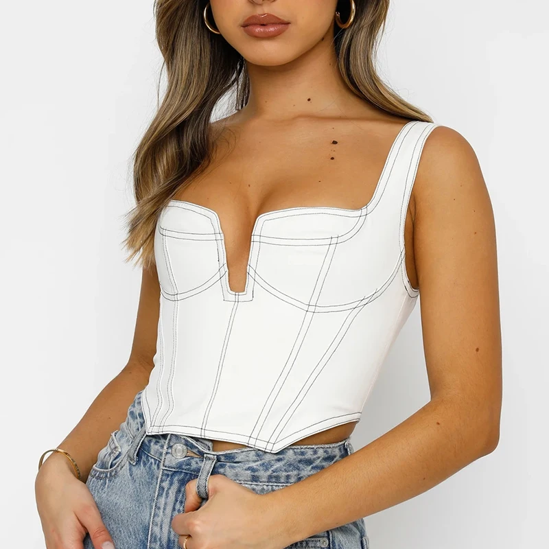 Летняя женская короткая жилетка новинка осенняя одежда облегающие Женские топы