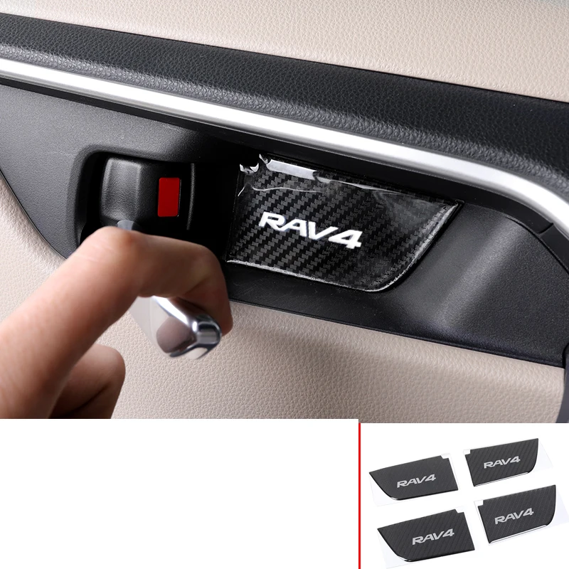 Lsrtw2017 для Toyota RAV4 2019 2020 2021 Xa50 автомобильная дверная чаша панель отделка аксессуары