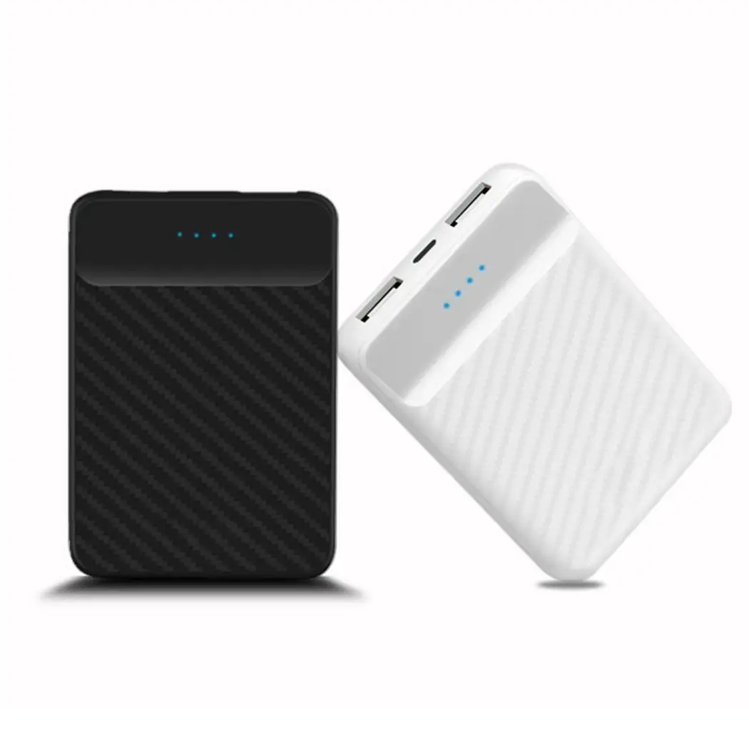 Мини 15000 мАч портативное зарядное устройство 2 Usb Внешнее power bank 5 v/2a для зарядки