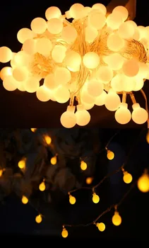 

20pcs/lot Novelty Outdoor lighting LED Ball string lamps 10m 100leds 110v/220v Christmas Lights fairy wedding garden decoration