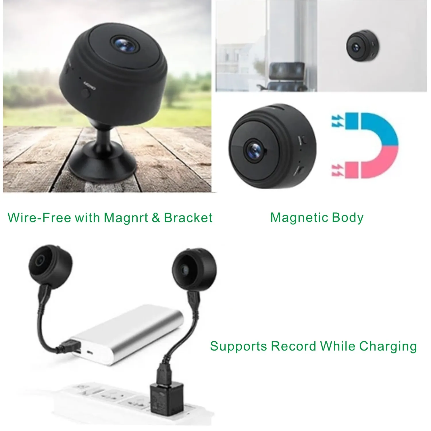 IP Mini Security Surveillance Camera Wifi Video Web Cam APP Recorder Night Vision Home Outdoor Baby Monitor A9 Wireless Cameras