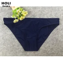 Сексуальные женские бикини, плюс размер, короткие танга, микро купальники, купальник, трусики, одноцветное нижнее белье, Пляжное бикини, черный, синий, 58
