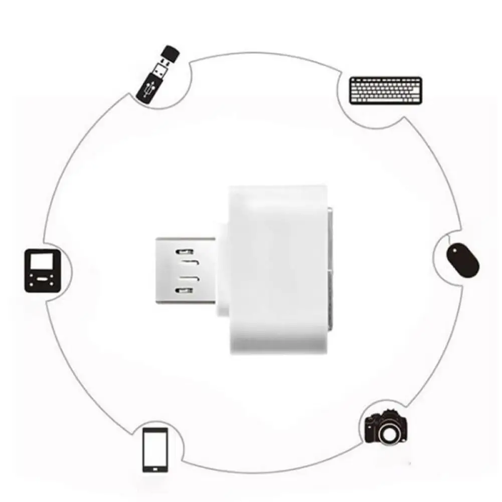 Мини V8 мини микро USB папа к женскому u диску OTG адаптер конвертер для телефона Android