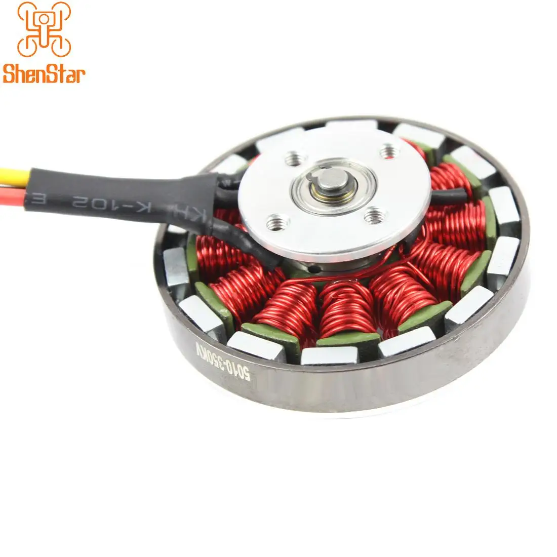 ShenStar 1pc 350KV Brushless Disk Motor High Thrust with Mount For RC Drone Plane Quadcopter MultiCopter Aircraft Motor Silver
