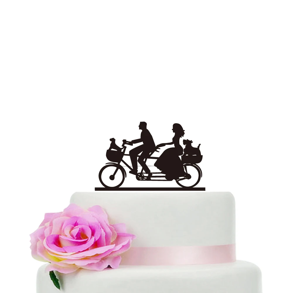 Смешанный стиль Свадебный торт Топпер жених торт Топпер MR Mrs черный акриловый торт украшения вечерние товары для взрослых сувениры - Цвет: 8