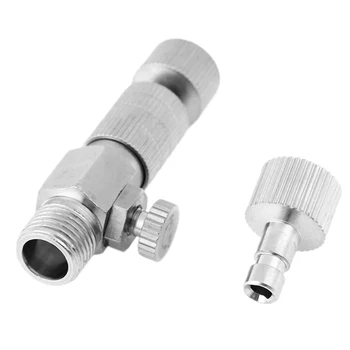 

1PCS High Quality Airbrush Quick Release Coupling Disconnect Adapter with 1/8" Plug Fitting Part Accessories