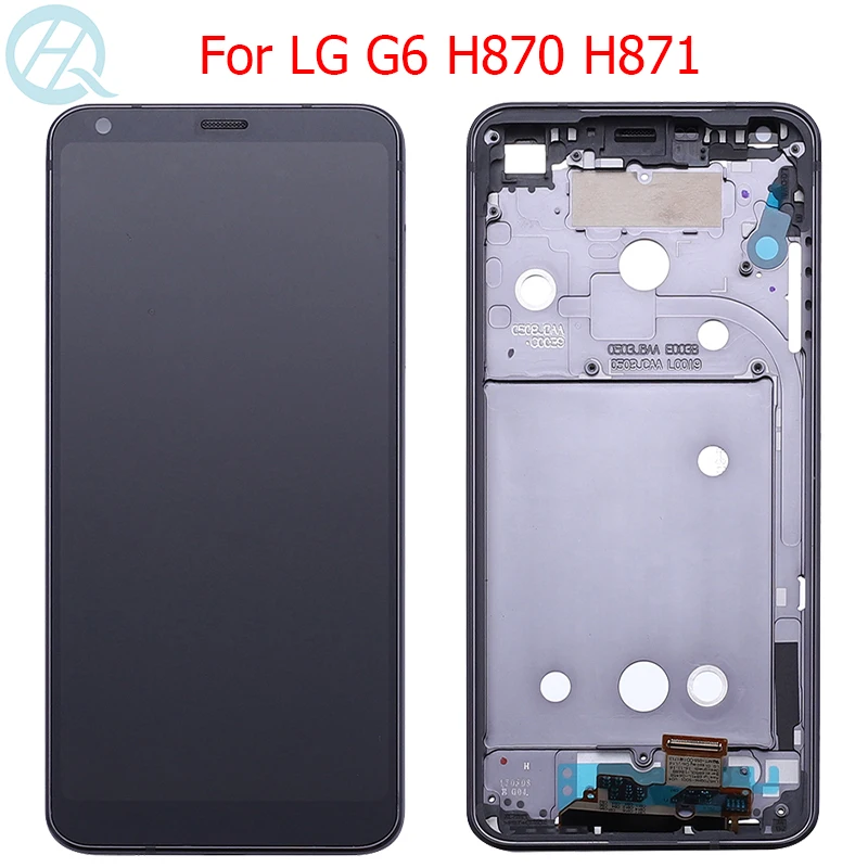Оригинальный ЖК дисплей G6 для LG с рамкой сенсорный экран 5 7 дюйма H870 H870DS H872 LS993 VS998 US997 в сборе|Экраны мобильных