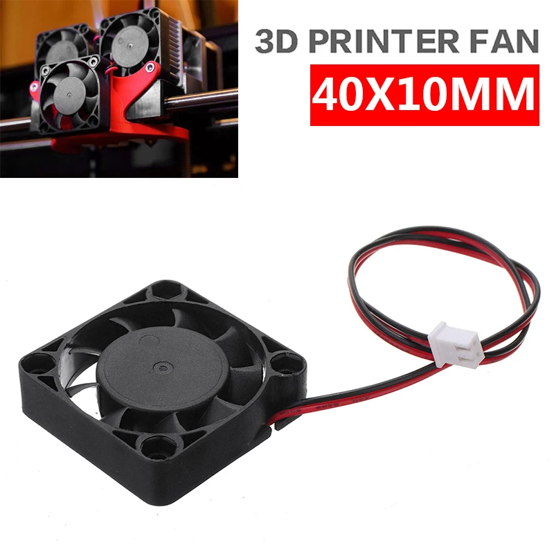 For Ender 3 5 Pro 1PC 40mm Cooling Fan Quiet Silent 3D Printer Fans