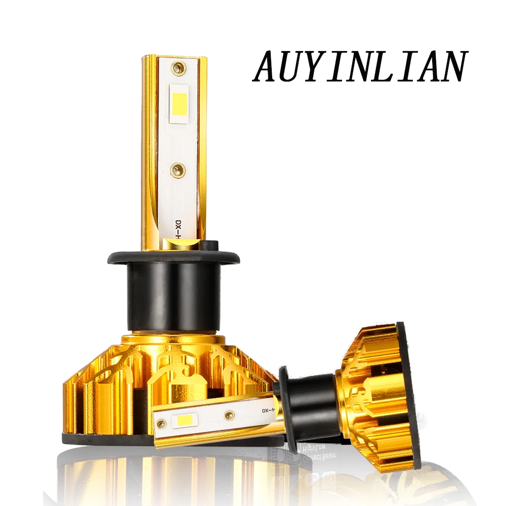 

AUYINLIAN Mini Lamp H1 LED H11 H7 H4 HB4 HB3 H3 880 Turbo led h1 24V Car Headlight 12V 6000K Light bulbs H1 led bulb 6000k 6500k