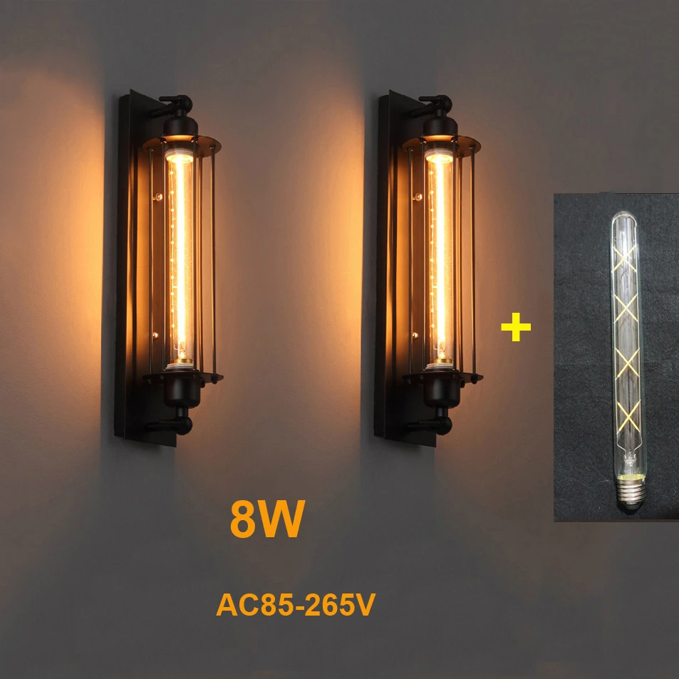 Industrial Vintage Applique Da Parete Di Ferro Retro Loft Lampada Camera Da Letto Corridoio Corridoio Magazzino Ristorante Pub Bar Caffetteria Lampada Da Parete Del Riparo Reggiseno Vintage Wall Light Lamp Sconceswall Light Aliexpress