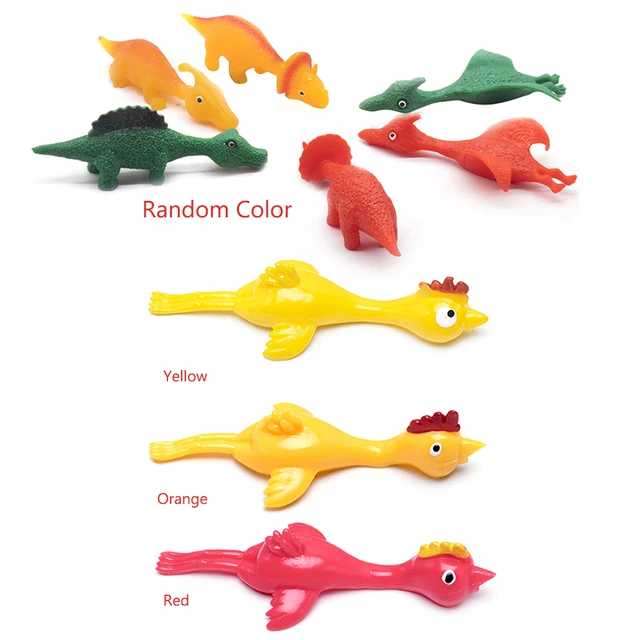 Slingshot Dinosaur Finger Toys, Dinosaur Finger Slingshot, Mini Rubber  Flying Dinosaur Toys for Kids, Catapult Toys as Fun as Slingshot Chicken