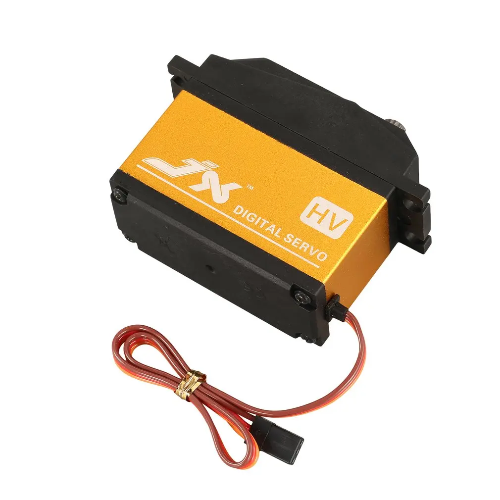 JX PDI-HV2060MG Металл 6,0-7,4 В 1/5 сек/60 'цифровой HV сервопривод 62 кг Крутящий момент Алюминиевый Чехол без сердечника для RC автомобилей RC модели запчасти