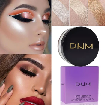 

3 Color Highlighter Palette High-gloss Loose Powder Makeup Pearlescent Powder Lasting Waterproof Make Up Control Oil TSLM1