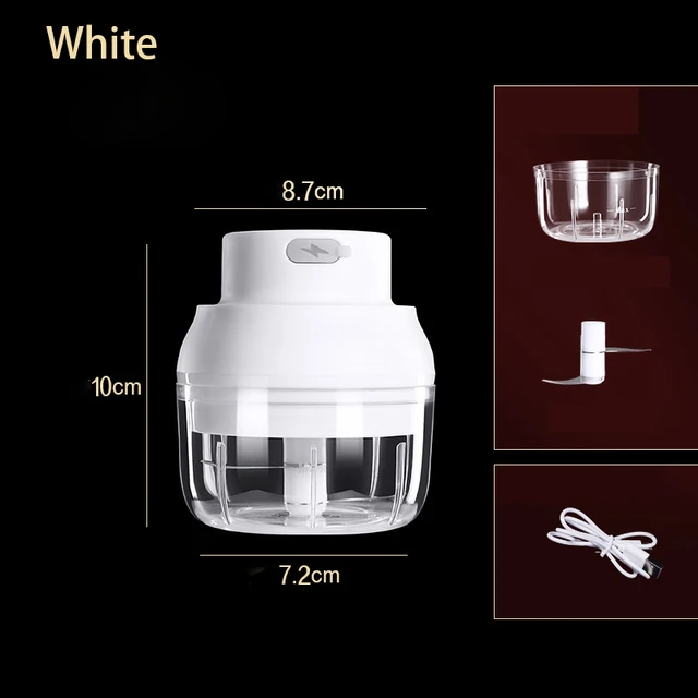 Többfunkciós Mini Húsdaráló Usb Elektromos Fokhagyma Masher Présprés Mincer Zöldség Chili Chopper Konyhai Szerszámok 100/250 Ml - Image 5