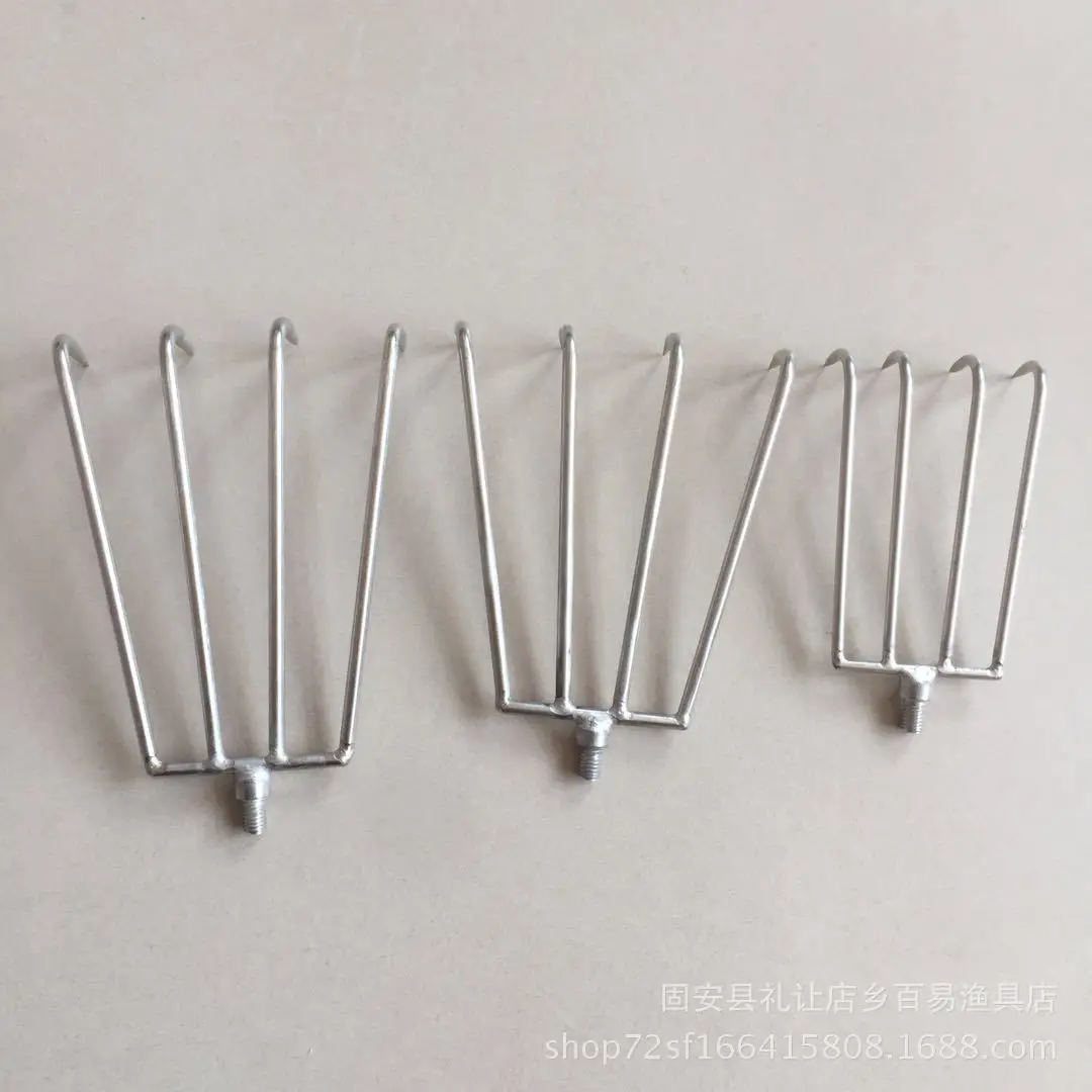 

Stainless Steel Rake in Large And Small Aquatic Plants Rake Stainless Steel Four Tooth Rake Fishing Gear