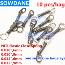 Стоматологическая Ортодонтическая Одиночная Передняя зубья зубной крутящий момент пружинная Стоматологическая ортодонтика Niti открытая Закрытая катушка пружинный ортодонтический материал