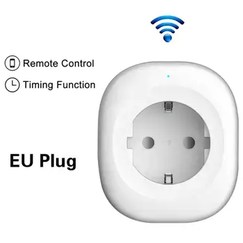 

EU Plug 10A Socket Smart Home Timer Countdown Manual Switch Mini Portable Overload Protection Wireless WIFI Remote Control Power