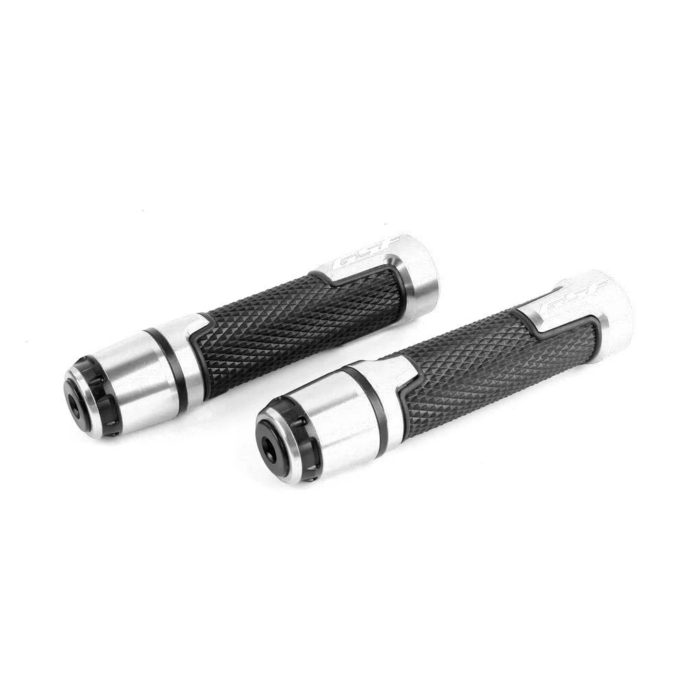 7/8 ''22 мм аксессуары для мотоциклов наконечник для руля рукоятка для SUZUKI GSF 250 600S GSF650 GSF1200 GSF650S BANDIT - Цвет: Silver