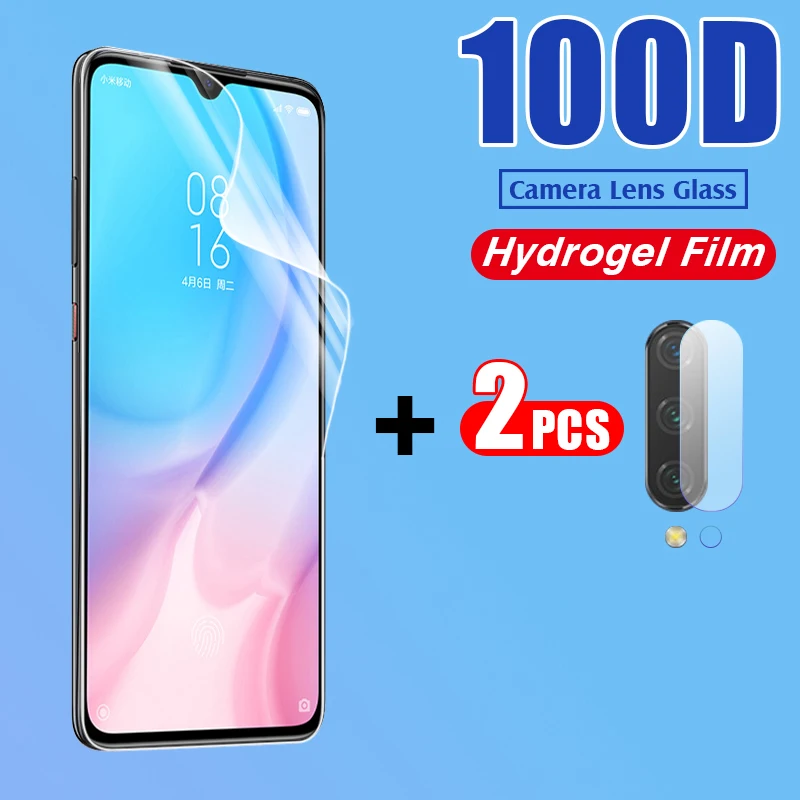 100 D полное покрытие Гидрогелевая пленка для Xiaomi 9T Pro A3 Lite защита переднего экрана 9